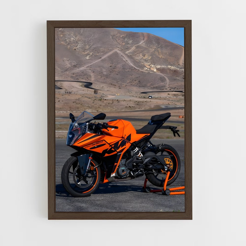 Poster Chevalier des Montagnes – affiche KTM Moto (vue 5)